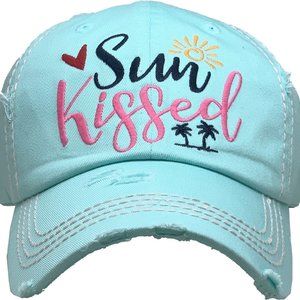 Sun Kissed Distressed Vintage Baseball Cap